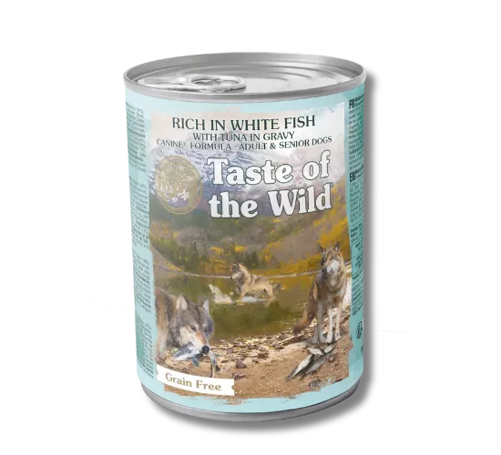 Taste of the Wild דג לבן וטונה לכלבים 390גר | Grain Free – super4pet